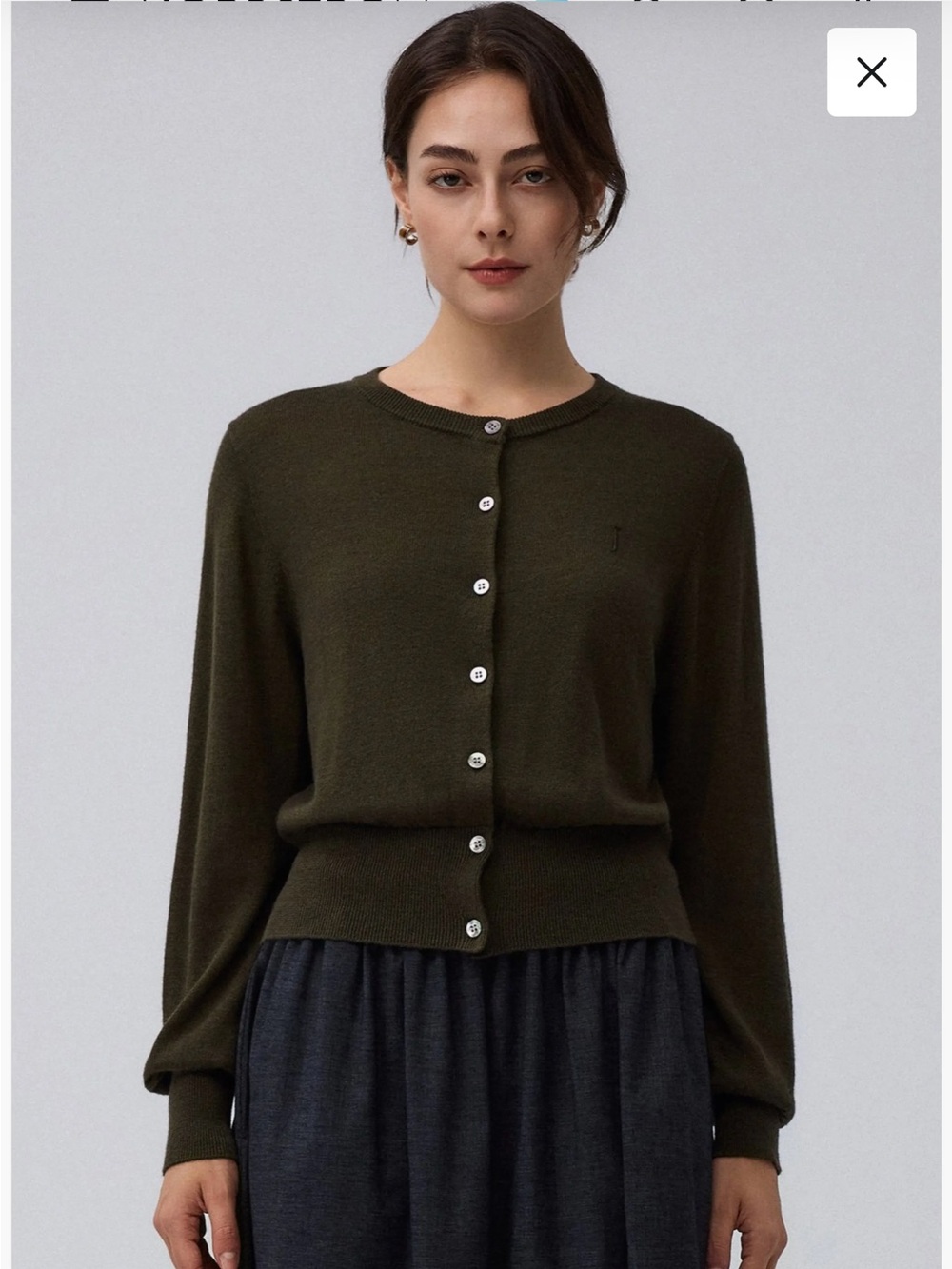 NWOT Juana Liora Knitted Cardigan - Camo - Small